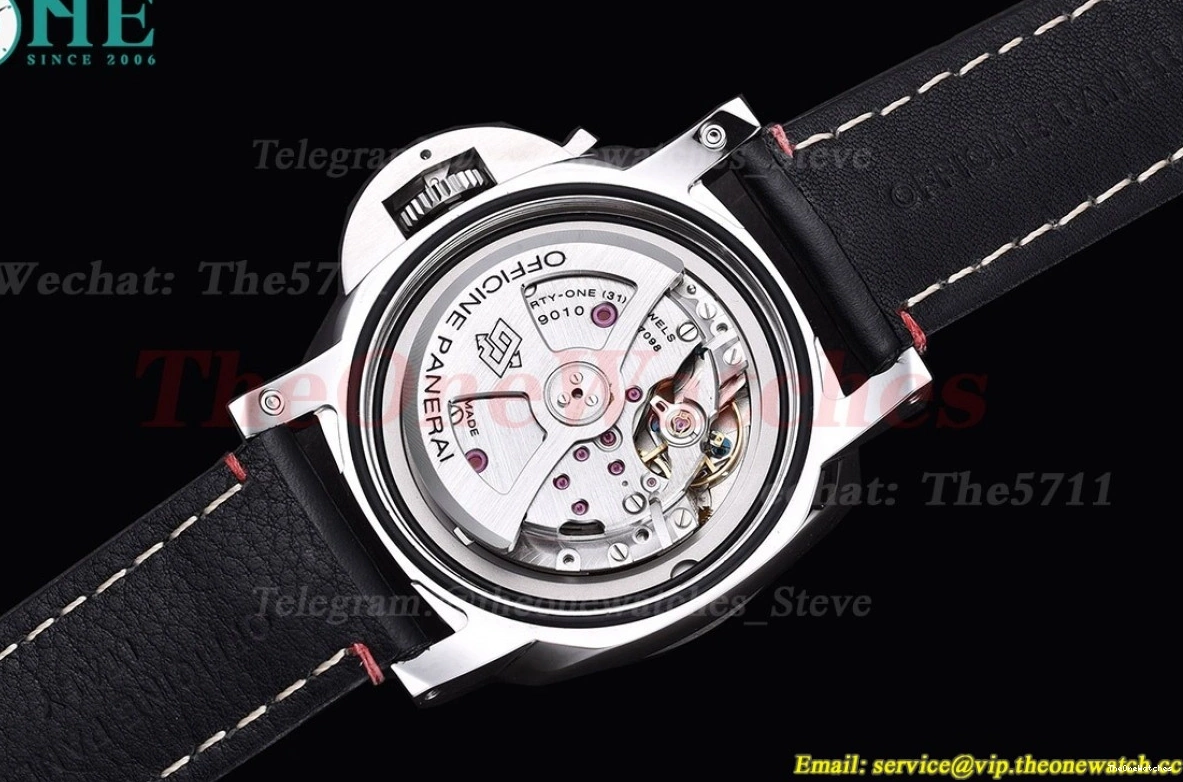 44mm Black SS Luminor LE TTF Marina P9010 PAM732 Dial 0512